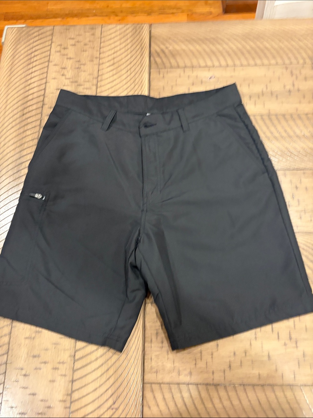 adidas Black Hybrid Performance Shorts with Zip Pocket. NEVER WORN